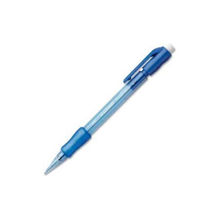 Pentel Pentel Champ Mechanical Pencil, Refillable, 0.5mm, Blue, Dozen AL15C